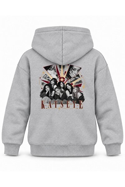 SVART WEAR Katseye Sun Slices Archive Printed Children's Hooded Sweatshirt