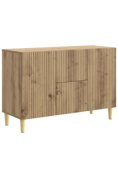 vidaxl Bufet Stejar Artizanal 89 x 34,5 x 60 cm Lemn prelucrat