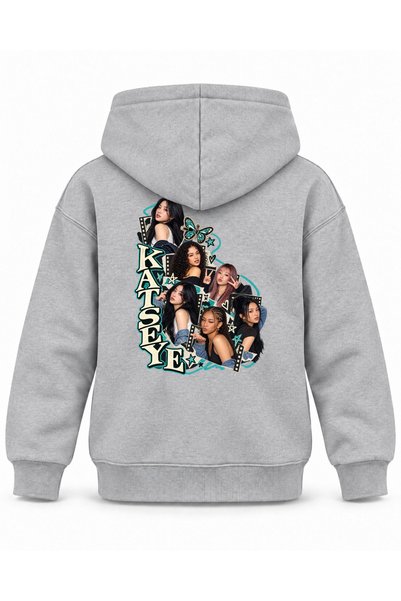 SVART WEAR Katseye Butterfly Clip Stage Printed Children's Hooded Sweatshirt