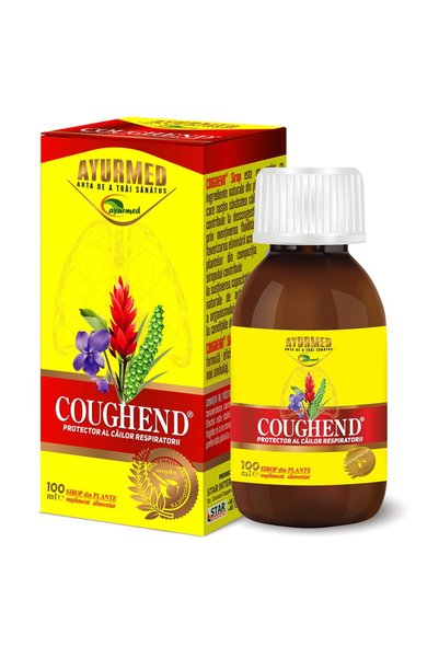 Ayurmed Кафсенд, Със захар, Против сухота, Сироп, 100 мл