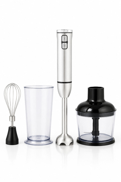 LAC 3-in-1 Immersion Hand Blender Set, All Stainless Steel 2 Speed Hand Stick...