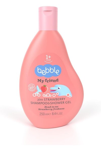 BEBBLE 2in1 Strawberry Shampoo & Shower Gel