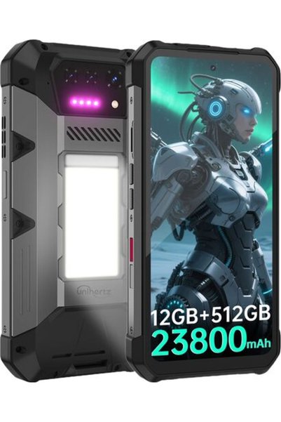 unihertz Telefon HIKE, 4G, Dual SIM, 6.79 120Hz, Helio G200, 12GB RAM, 512GB,...