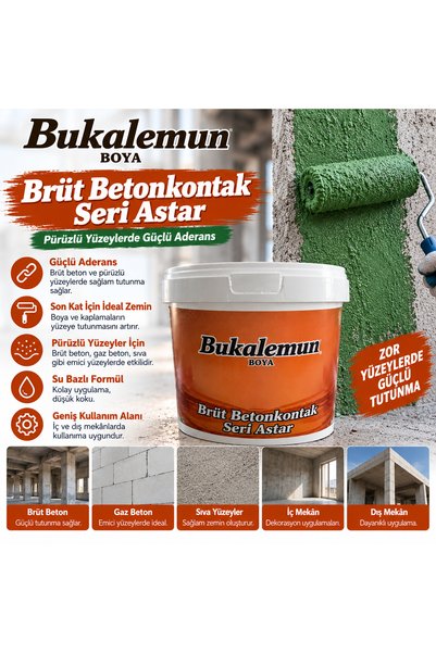 Bukalemun Brüt Betonkontak Seri Astar 3.5 Kg