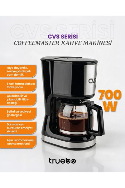 truebo CVS Serisi CoffeeMaster Filtre Kahve Makinası
