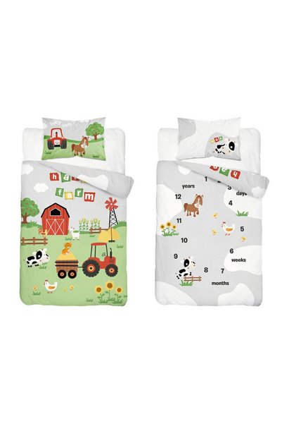 Detexpol Lenjerie de pat pentru bebelusi, Detexpol, Bumbac, 90x120, Multicolor