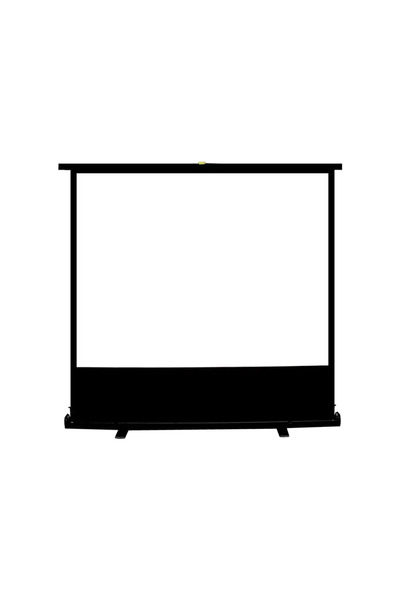 Green Lion 80" Portable Projection Screen, 160° Viewing Angle, Black Border, ...