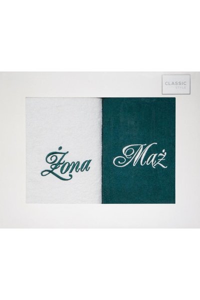 Eurofirany Set 2 prosoape de maini, Eurofirany, Model sot/sotie, Bumbac, 360g...