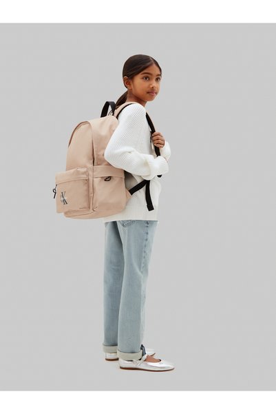 Calvin Klein Solid Monologo Backpack