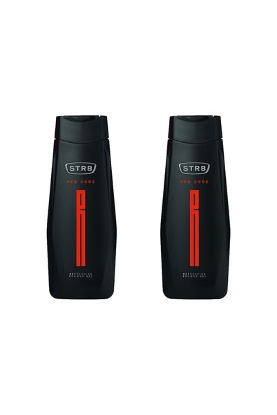 str8 Set de 2 geluri de duș Red Code, 400 ml