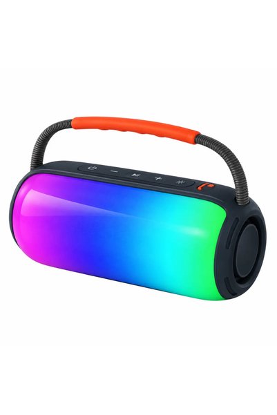 Poss Boxa portabila PSBTS200, LED RGB, Negru