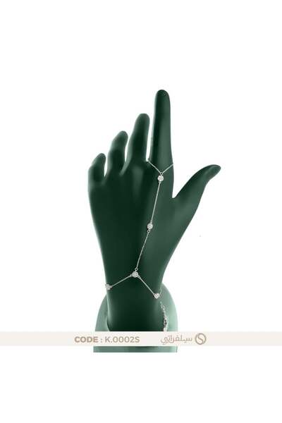 silveraty كف حبات لؤلؤ فضة عيار 925 مطلي روديوم