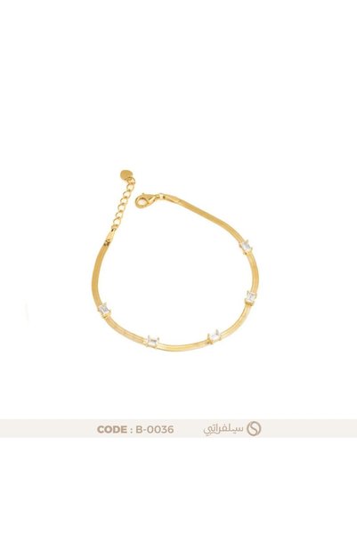 silveraty سوار فضة شريط عيار 925 مرصع بالزركون، مطلي بالروديوم وماء الذهب