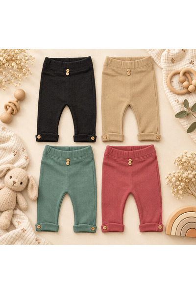 ışık kids Baby 4-Pack Bottoms