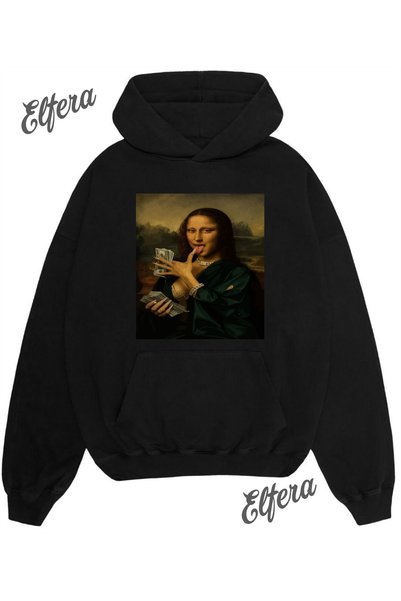ELFERA Hanorac unisex Mona Lisa