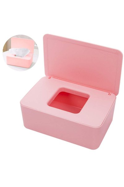 Noonedibs Cutie dozator servetele umede din plastic, husa depozitare pentru s...