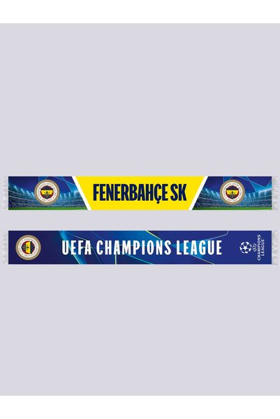 Fenerbahçe Sarı Lacivert Şampiyonlar Ligi Starball Unisex Şal