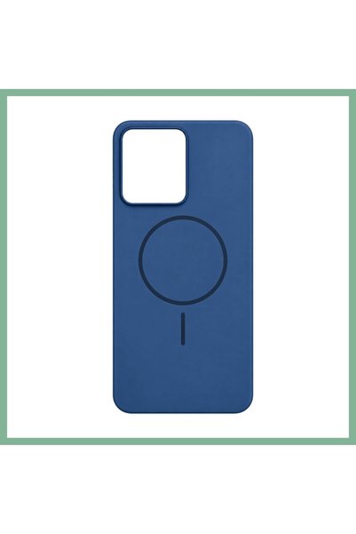 BŞK VİRGO غطاء Redmi 13C Mika PC Magsafe - أزرق BSK2026
