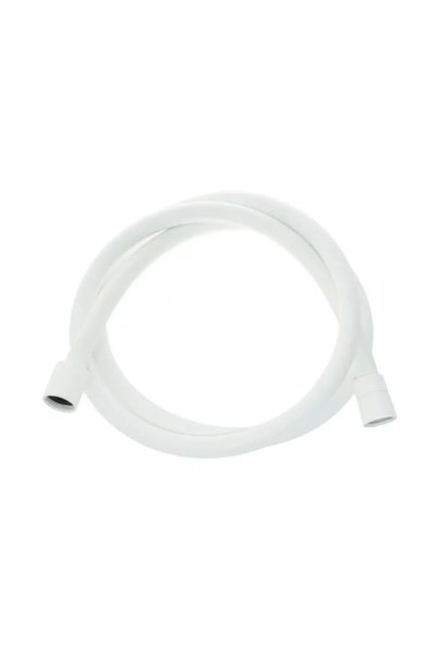 Vivis Furtun de duș anti-răsucire INULA, 150 CM, PVC cu capăt conic, alb