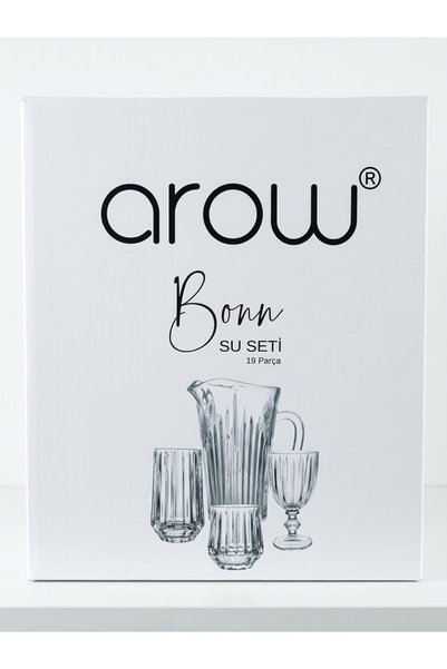 AROW CRİSTAL 19 PARÇA SU SETİ