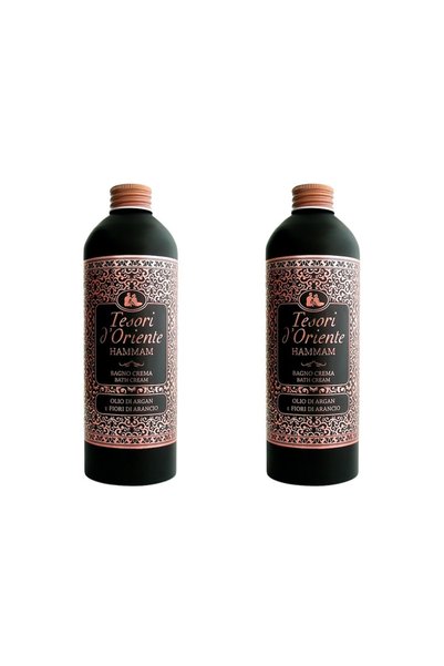 Tesori d'Oriente Set de 2 Gel de duș cremă Hammam cu ulei de argan și floare ...