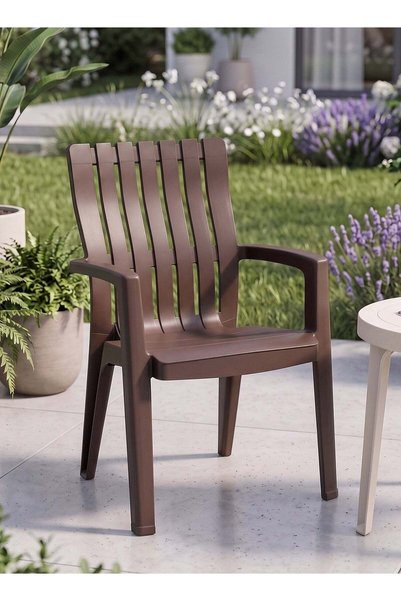 Taimi Modern Comfortable Plastic Armchair with Mesh Design Stackable-Armchair...
