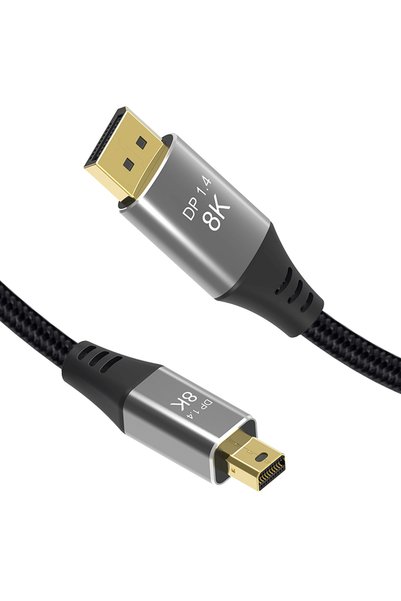 Tradebit Cablu Mini DisplayPort - DisplayPort 8k 60Hz 4k 144Hz 2,0 m