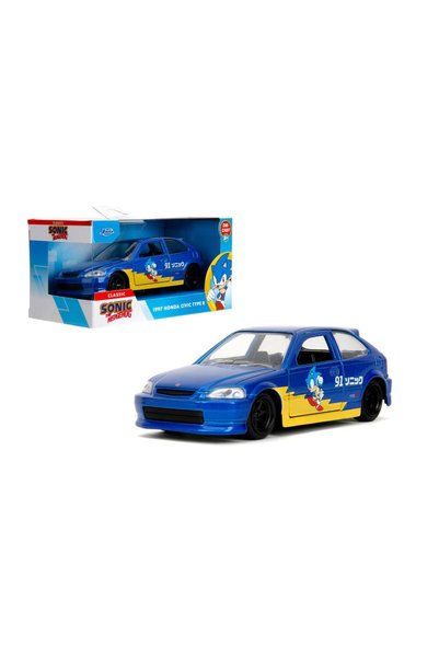 Jada Sonic the Hedhehog 1997 Honda Civic Type-R Model Araç
