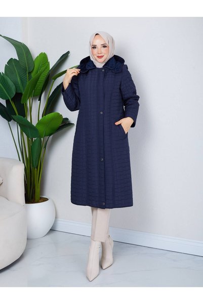 BYH MODA İÇİ KÜRKLÜ ANNE KAPITONE MONT