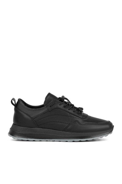 Tergan Siyah Hakiki Deri Erkek Sneaker - E26S1AY57930-A23
