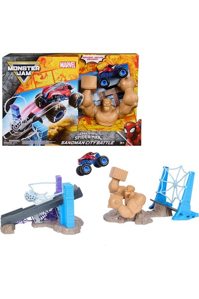 Monster Jam Marvel 1:64 Scale Playset
