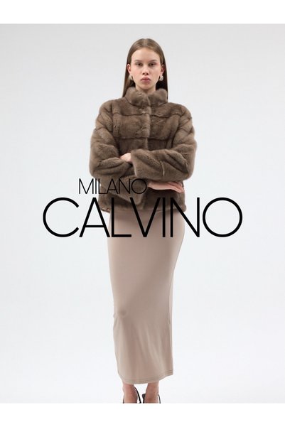Milano Calvino Mink Riga 60cm Fur Jacket Coat