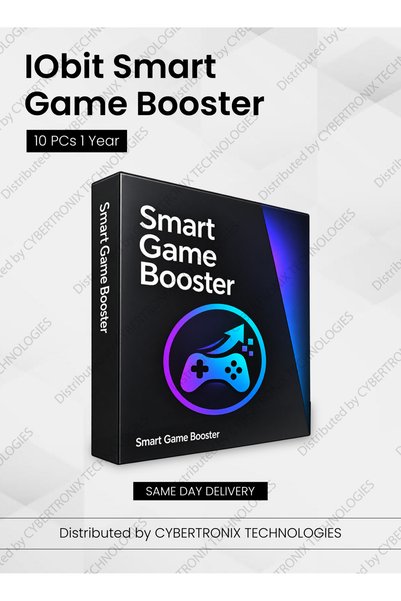Iobit Smart Game Booster | 10 Devices for 1 Year | Digital License | Same Day Delivery