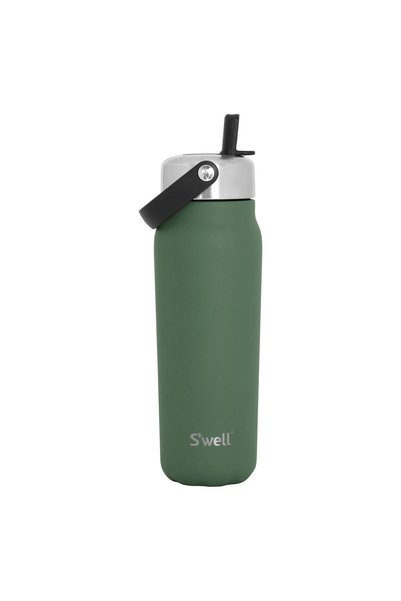 S'well Θερμός για ποτά, ανοξείδωτο ατσάλι, 700 ml, "Explorer Flip Straw", Jasper