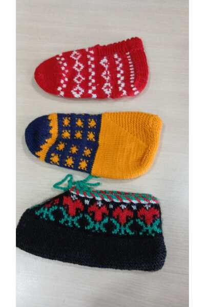 Papatyam 3 Pieces of Dowry-Quality Handmade Booties in Size 37 38