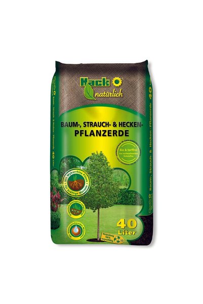 HACK Pamant de flori pentru arbusti si gard viu, 40L, 100% fara turba