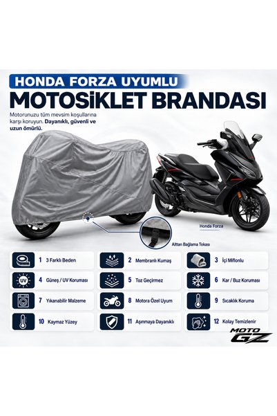 Generic Brand Honda Forza Compatible High Quality Motorcycle Tarpaulin Protec...