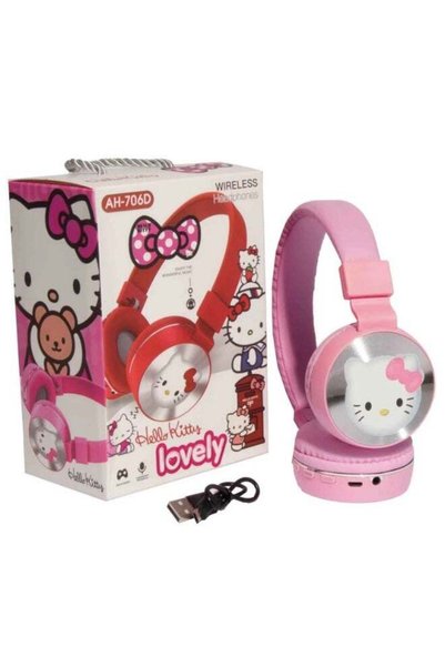 DEVON Wireless Kids Headset【Kids Headphones】Hello Kitty Design Model Ah-706D ...