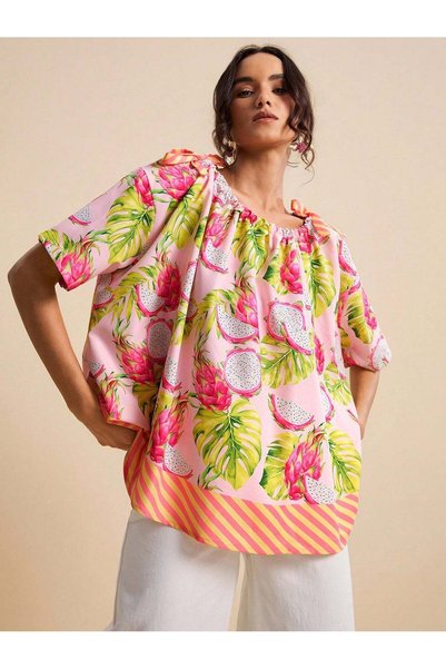 Sheya Short-Sleeved shirt, mix colors