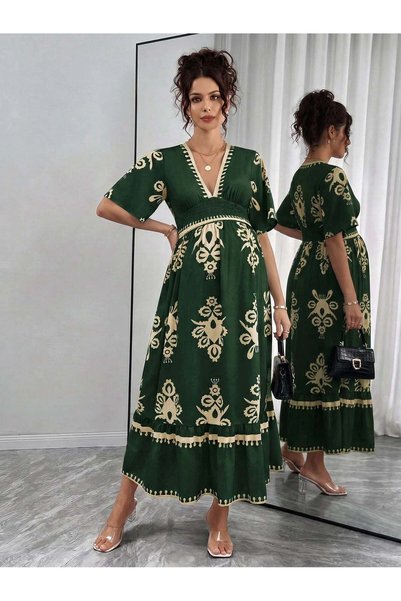 Sheya Rochie midi, mix culori