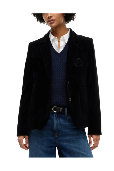 Tommy Hilfiger Γυναικείο Σακάκι Μαύρο WW0WW52321-BDS