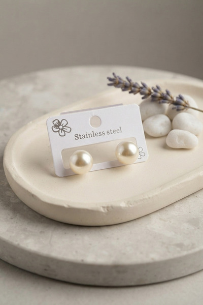 Clariss Pearl Earrings 12 mm