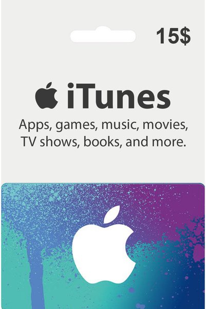 Apple Card cadou iTunes 15 USD