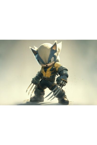 OEM Poster Sonic X Wolverine 5k, 61x90 cm, poster9702