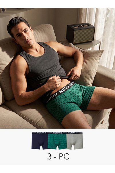 FAV Pack of 3 - Assorted Design Trunks