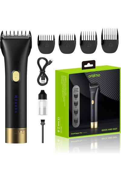 oraimo ماكينة حلاقة الشعر سمارت كليبر بلس اللاسلكية |   أسود
