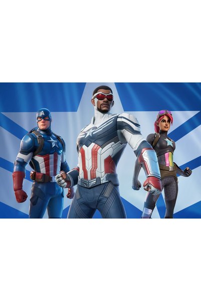 OEM Αφίσα Fortnite X Captain America Brave New World, 61x90 εκ., poster9762