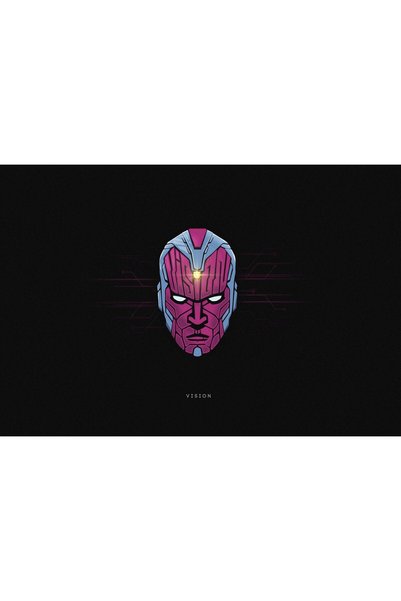 OEM Poster Vision Supererou Minimal 4k, 61x90 cm, poster9639