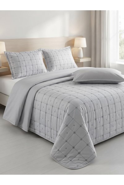 Generic Brand Vera Soft Double-Sided Cotton Double Bedspread - Multi-Purpose ...