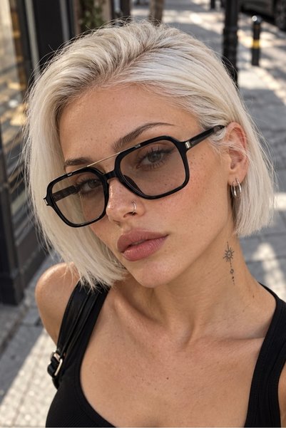 LOOKUP Women's Sunglasses Uv400 Protection New Season Large Style Glasses wit...